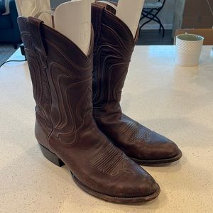 Tecovas Men’s Cowboy Boots, 10.5, Brown